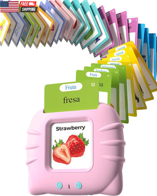 Talking Flash Cards for Toddlers 1 2 3 4 Year Olds, Montessori Language Learning