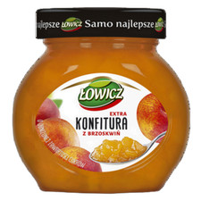 5900397012240 Łowicz Konfitura extra z brzoskwiń o obniżonej zawartości cukrów 2