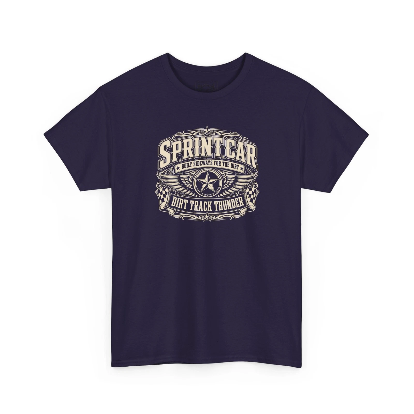 Sprint Car Retro T-Shirt Dirt Track Thunder Tee Racing Fans Best Gift