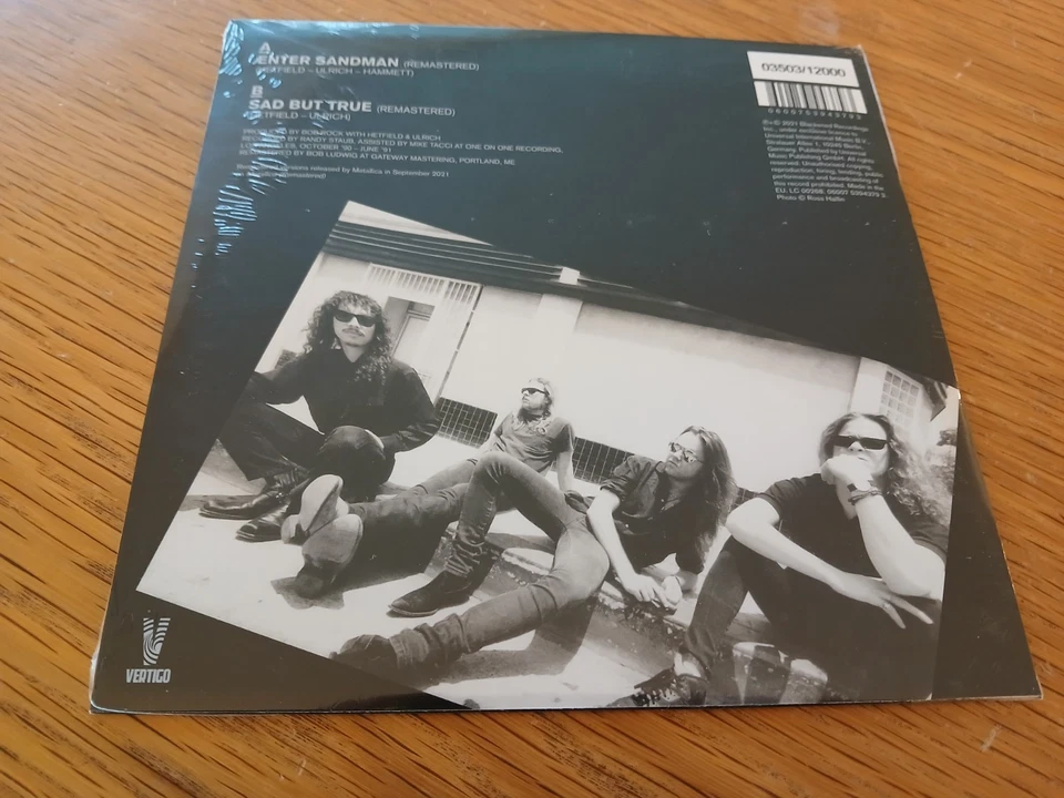 Metallica - Enter Sandman - Glow in the dark 7" Single Vinyl - Nr. 3503/12000 - Bild 3 von 3