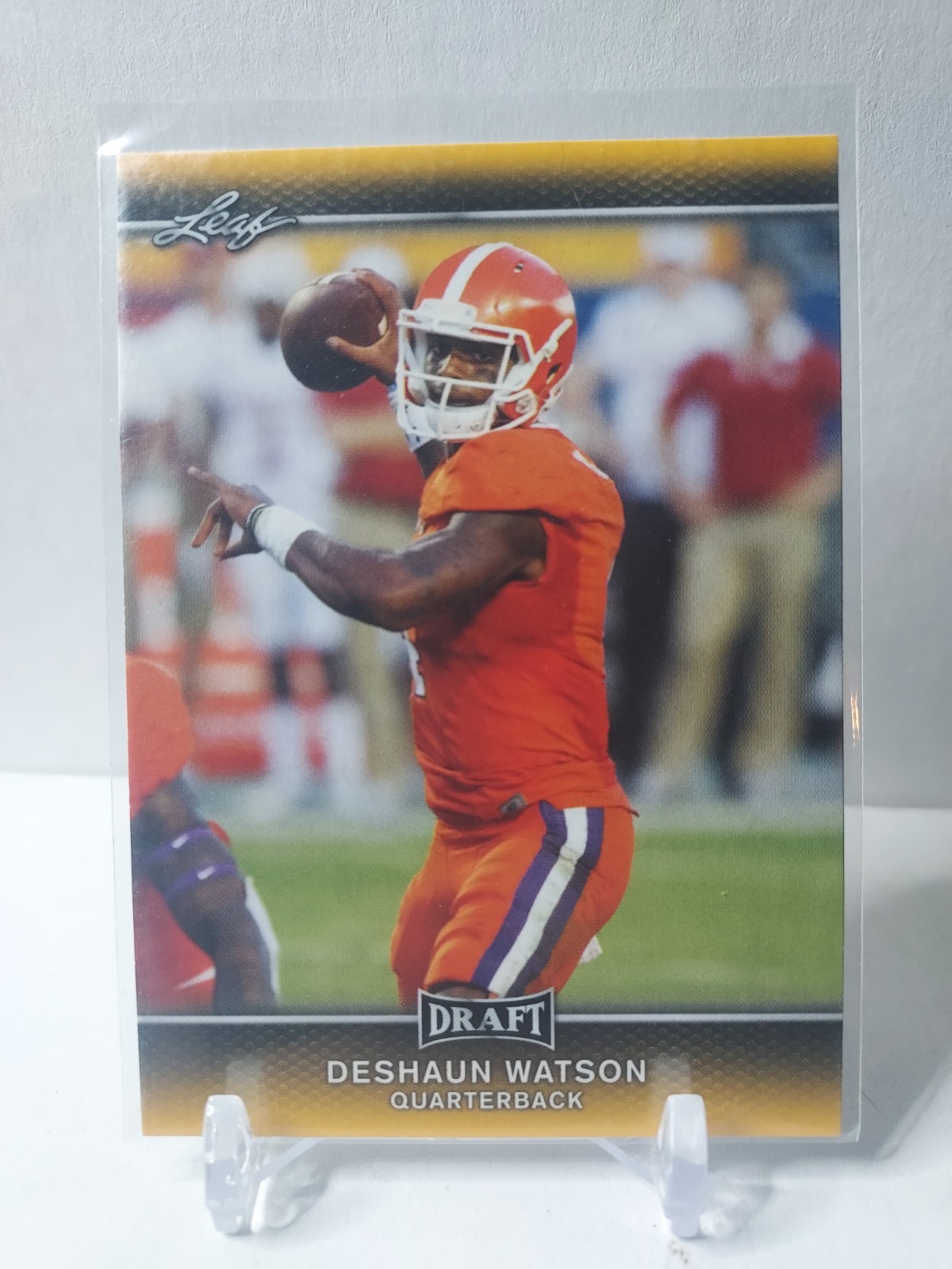 2017 Leaf Draft - Deshaun Watson #26 Gold (RC)