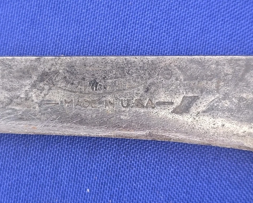 Lote de 3 ~ Cuchillos de carnicero y talla de carbono Old Hickory Tru-Edge Ontario Knife Co Foto 4 de 4