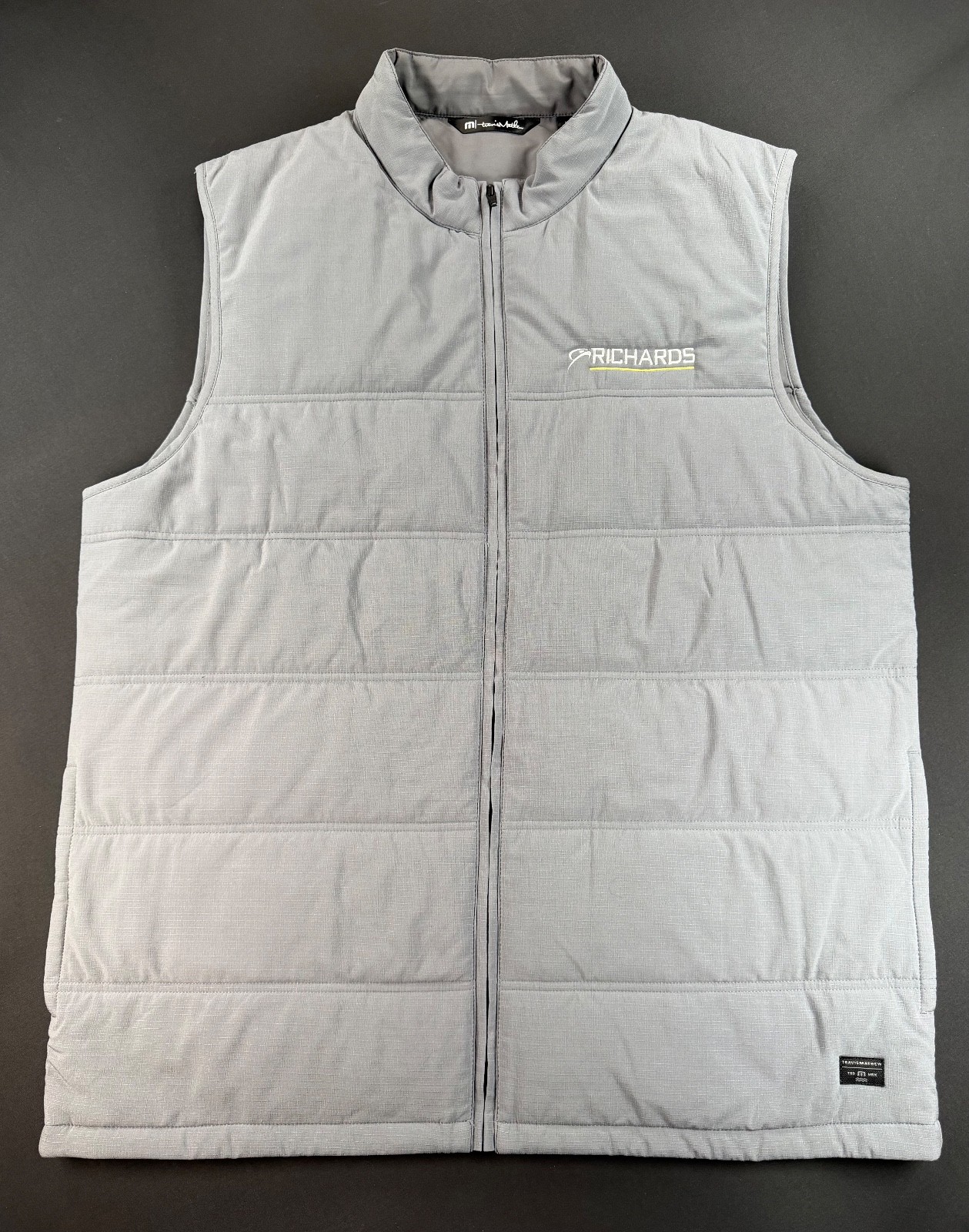 Travis Mathew "Richards" Grey Performance Puff Go… - image 2