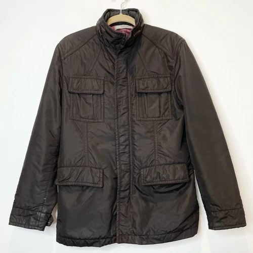 Giacca a vento ROSSO Valentino con cappuccio nascosto colore marrone taglia 46 36US