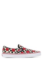 VALENTINO GARAVANI X Vans White/Red Canvas Sneakers New & Authentic