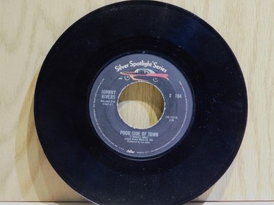 Like new 45 reissue Johnny Rivers   Poor Side of Town / Baby I Need Your Lovin'