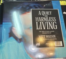 Matt Maeson A Quiet and Harmless Living Vinyl - NEVER PLAYED - Ash Blue Variant