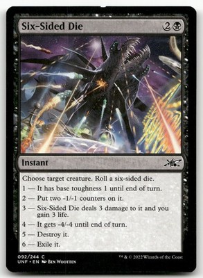 Six-Sided Die #92 (NM) Unfinity UNF Magic MTG