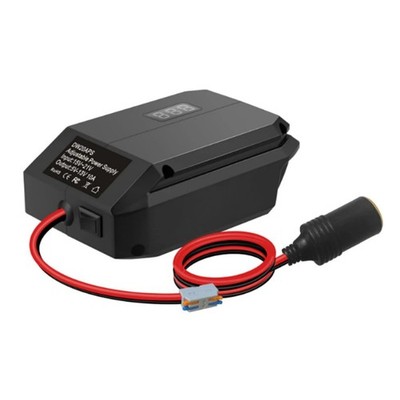 DC 18V to 12V Step Down Converter Adapter with Cigarette Lighter Socket 10A Max
