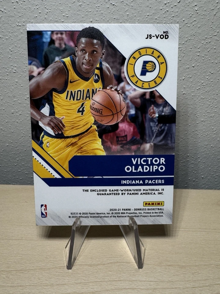 2020-21 Panini Donruss - Jersey Series Victor Oladipo #JS-VOD (MEM) - Image 2 of 2