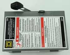 Square D 30 Amp 2-Pole Fusible Light-duty Safety Switch Disconnect 40275-274-05