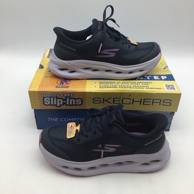 Skechers Slip-ins Max Cushioning Glide Step Hartford Navy Purple Size 6.5 NEW