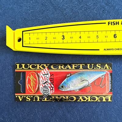 Lucky Craft LV-max500 S Sinking Crankbait Aurora Black 3in 3/4oz 10ft 052
