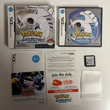 Pokemon SoulSilver Version (Nintendo DS) Authentic Pokewalker Big Box SEE PICS