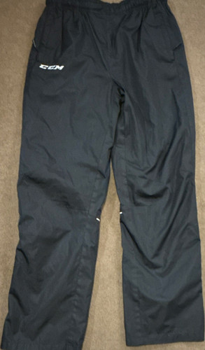 CCM Youth XL Unisex Hockey Warm-Up Pants Black Warm-Ups & Sweats Elastic waist
