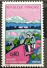 Timbre 1972 YT 1723 - Année Du Tourisme Pédestre  - Neuf ** MNH