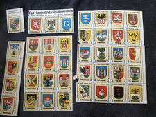 40 Wehrschatzmarken d. Bundes, der Eghalanda Gmoin e. V. Klebemarken