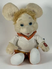 Topo Gigio Talking Plush 16” Full Length Italian Mouse No Tag