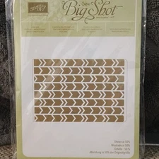 Stampin Up Sizzix Embossing Folder Arrows New Retired