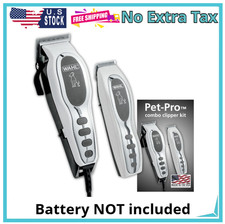 Wahl USA Pet-Pro Corded Clipper  Battery Trimmer Pet Grooming Combo Kit for Dog