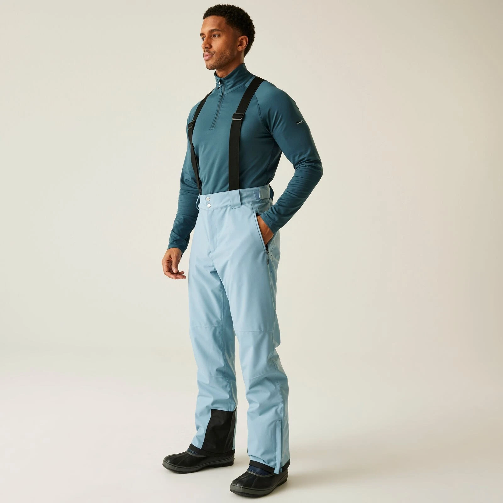 Mens Dare2b ACHIEVE II Bristol Blue Soft Shell Ski Pant- REG LEG
Opens in a new window or tab