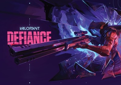 Valorant Defiance Poster Druck Gaming Bild Wandbild A1-A3 Game Pic