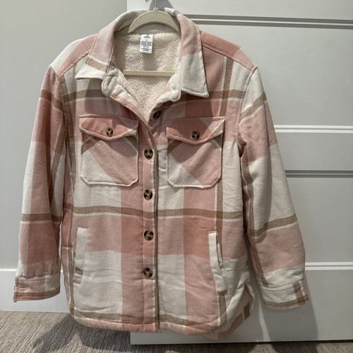 Member’s mark Plaid Sherpa Lined Shacket Size S