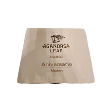 Aganorsa Leaf Aniversario Maduro Empty Wooden Cigar Box 8⅛x7x1⅛