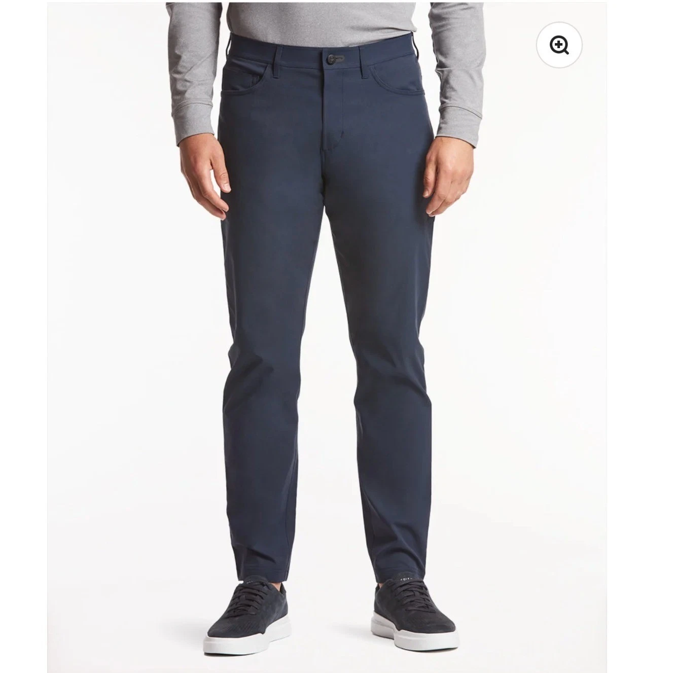 Public Rec Mens Workday Pant Navy Blue Slim Fit Tech Stretch Trousers 40x32