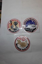 Orig. Werbe-Aufkleber Mitsubishi 80er Jahre