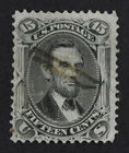 CKStamps: US Stamps Collection Scott#98 15c Lincoln Used Crease CV$275