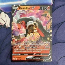 Houndoom V 21/189 Ultra Rare Full Art Darkness Ablaze Pokemon TCG NM/M