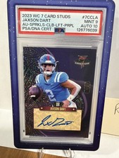 🔥🔥2023 Wild Card Jaxon Dart Auto Purple Sparkles 1/6! 🔥🔥