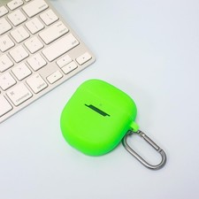 Green Silicone Cover Soft Storage Case For Bose QuietComfort Earbuds II