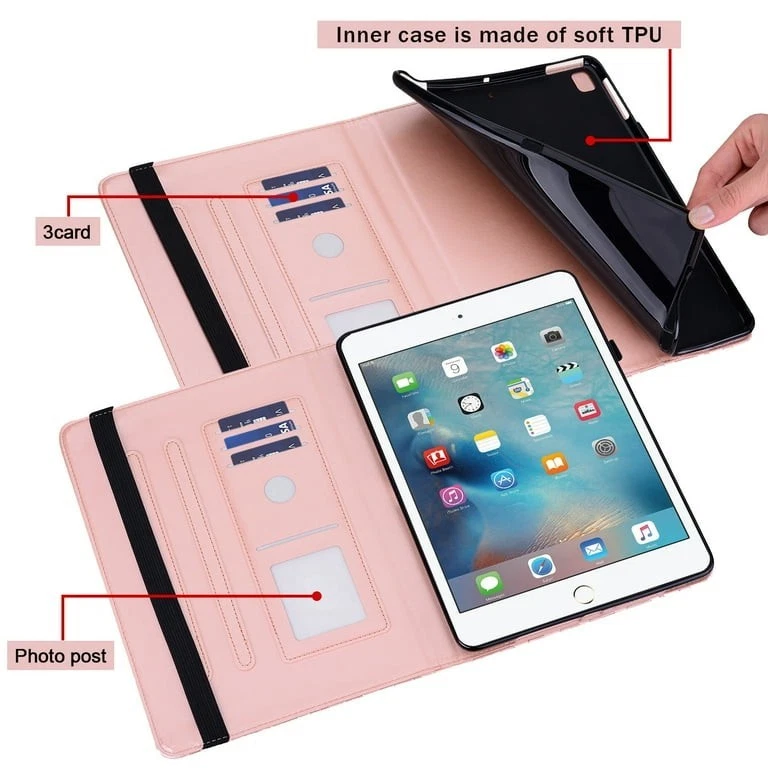 360 Leather Case Cover For iPad 10th 9th 8th 7th 6th 5th Gen Mini Air Pro Tablet - Image 2 of 4