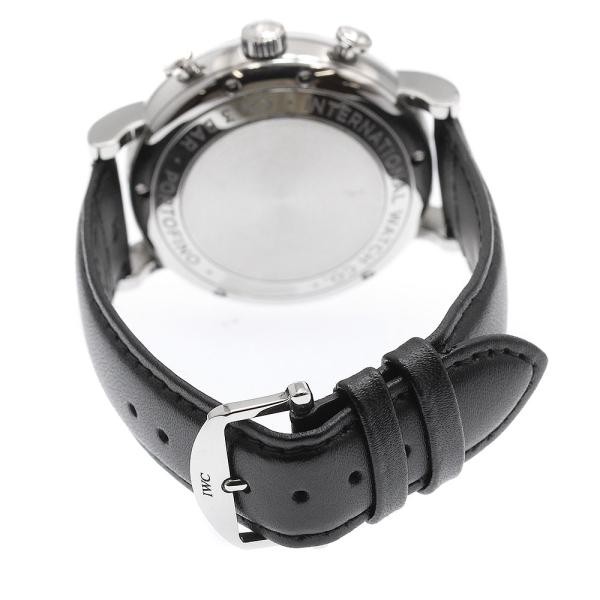 IWC SCHAFFHAUSEN PORTOFINO IW391036 42mm SS Navy Dial Automatic #C240 image 3