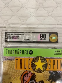 Disney&rsquo;s Tale Spin - NEC TurboGrafx 16 TG16 - VGA 90  Brand New Factory Sealed