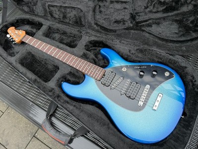 EBMM Music Man Steve Morse 2024 Blue Burst Sparkle
