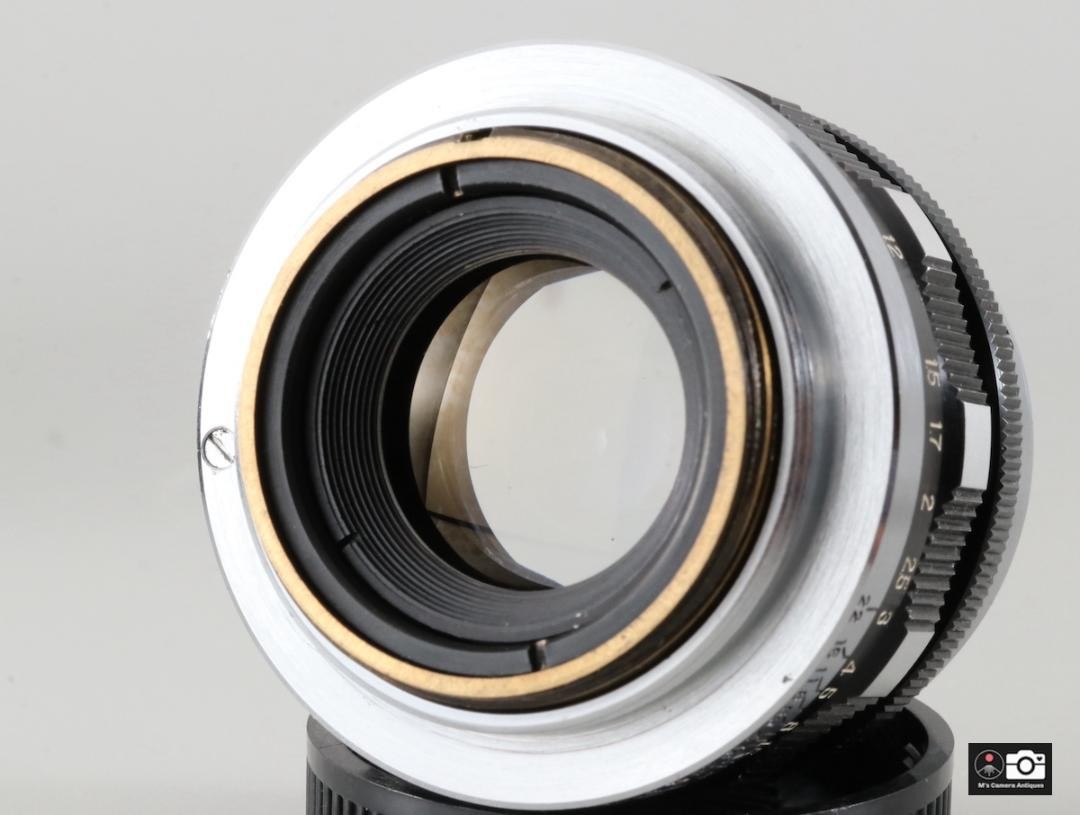 Tanaka Kogaku Tanar 5cm f/1.9 L39 Lens Vintage Nikon F Mount
