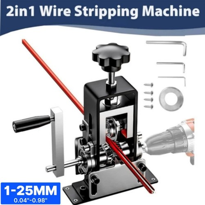 #ad ✅ Manual Wire Stripping Machine Cables Scrap Recycle Cable Tool 1mm to 25mm US $25.45