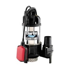 Clarke HSE361A 2" 960W 360Lpm 12m Head Submersible Water Pump Float Switch 110V