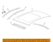 GM OEM 17-19 LaCrosse Roof Roof Components-Outer Rail Baffle 90925280
