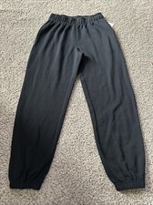 Tentree Women's Sweatpant Tapered Fit Black Elastic Waist Pocket Lounge Small
