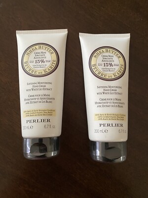 Perlier Shea Butter Softening Moisturizing Hand Cream w/White Lily Extract 6.7oz