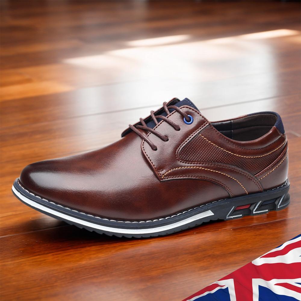 SAOLA Scarpe eleganti uomo antiscivolo morbide derby scarpe casual moda ufficio lavoro ballerine