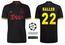 Trikot Adidas Ajax Amsterdam 2021-2022 Third UCL - Haller 22 I League Bob Marley