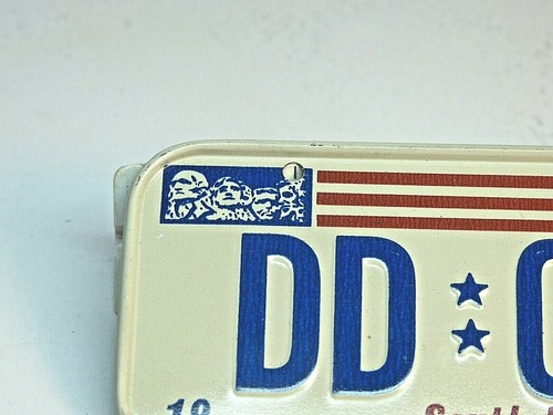 Vintage Mini Bike License Plate Wheaties General Mills Cereal SOUTH DAKOTA 1978 - Picture 7 of 7