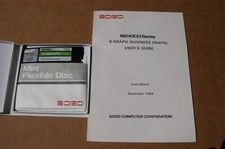 SORD M243EX Software, B-GRAPH Business Graphics Package , new old stock, AS-IS