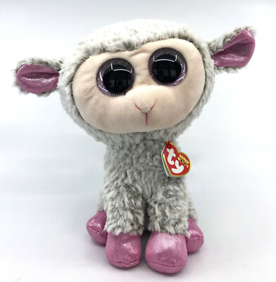 TY Beanie Boos Buddy Dixie Lamb Sheep Plush NEW 2017 Glitter Eyes 9in Medium
