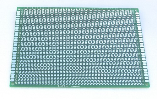 1x Leiterplatte FR-4  Doppel Seite _ Lochraster Platine _ glass fiber FR4 - Bild 1 von 7